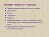 Кривые второго порядка. Общее уравнение кривой второго порядка