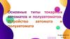 Основные типы токарных автоматов и полуавтоматов. Устройство автомата и полуавтомата
