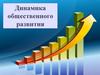Динамика общественного развития