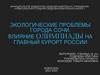 Экологические проблемы города Сочи. Влияние олимпиады на главный курорт России