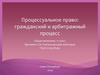 Процессуальное право: гражданский и арбитражный процесс