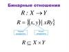 Бинарные отношения