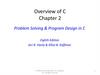 Problem Solving & Program Design inC  (Chapter 2)