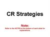 CR Strategies