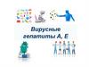 Вирусные гепатиты А, Е