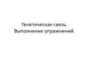 Генетическая связь. Выполнение упражнений. Урок 11