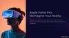 Apple Vision Pro: Reimagine Your Reality