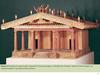 Model of a typical sixth-century. Etruscan temple, as described by Vitruvius. Istituto