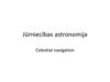 Jūrniecības astronomija  (1 lekcija)
