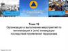 Организация и выполнение мероприятий по минимизации и (или) ликвидации последствий проявлений терроризма. Тема 19