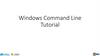 Windows Command Line Tutorial