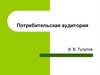Потребительская аудитория. Исследования аудитории