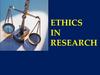 Ethics in research