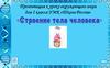 Проверка знаний "Строение тела человека". Урок 35