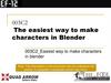 The easiest way to make characters in Blender