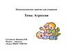 Агрессия. Обсуждение понятия «Агрессивность»