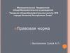 Правовая норма