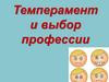 Темперамент и выбор профессии