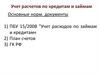 Учет расчетов по кредитам и займам