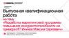 Разработка маркетинговой программы повышения конкурентоспособности на примере ИП Инихов Максим Сергеевич