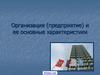 Организация (предприятие) и ее основные характеристики