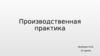 Производственная практика