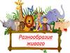 Разнообразие живого. Царства природ