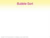 Bubble Sort