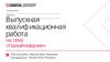 Выпускная квалификационная работа