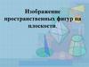 Изображение пространственных фигур на плоскости