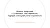 Целевая аудитория. Особенности классификации. Портрет потенциального потребителя