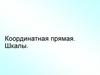 Координатная прямая. Шкалы