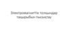 Электромагниттік толқындар тақырыбын пысықтау