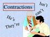 Contractions (сокращения)