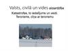 Valsts, civilā un vides aizsardzība. Katastrofas, to iedalījums un veidi. Terorisms, cīņa ar terorismu