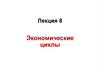 Экономические циклы. Лекция 8