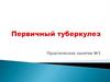 Первичный туберкулез. Практическое занятие №3