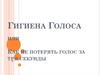 Гигиена голоса. Голосовой аппарат и что в него входит