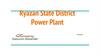 Ryazan State District. Power Plant