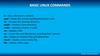 Basic linux commands