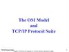 The OSI Model and TCP/IP Protocol Suite