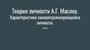 Теория личности А.Г. Маслоу. Характеристики самоактуализирующейся личности