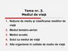 Mediul de viaţă  (tema nr. 3)