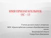 Имя прилагательное. ОС - 13