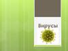 Вирусы - мельчайшие возбудители многочисленных инфекционных заболеваний человека, животных, растений и бактерий
