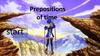 Prepositions of time (game)