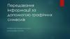 Передавання інформації за допомогою графічних символів
