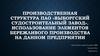 Производственная структура ПАО «Выборгский судостроительный завод»