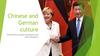 Chinese and German culture