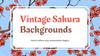 Vintage Sakura Backgrounds